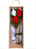 Tulipanes Tejidos
