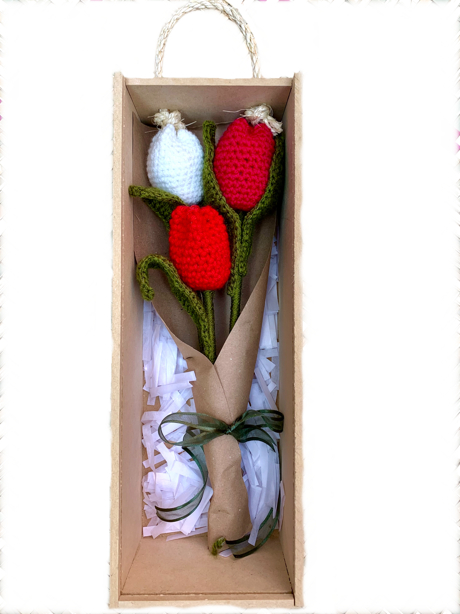 Tulipanes Tejidos