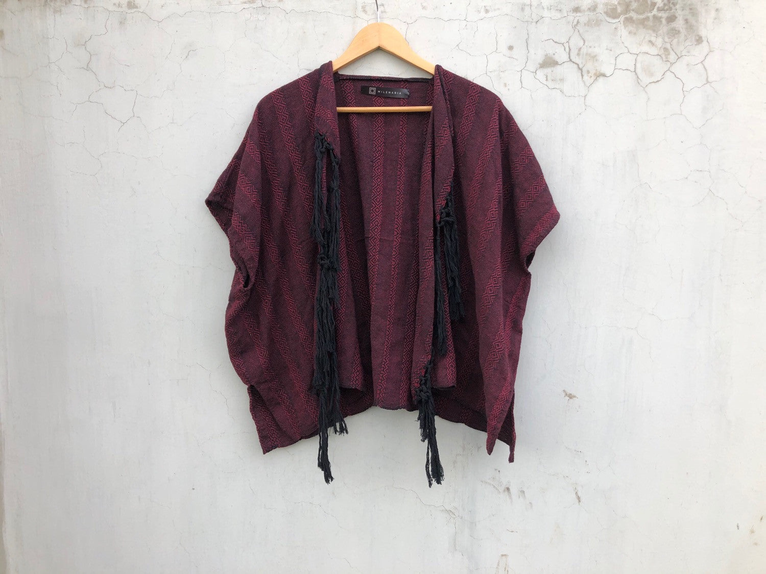 Blusa Folk Vino