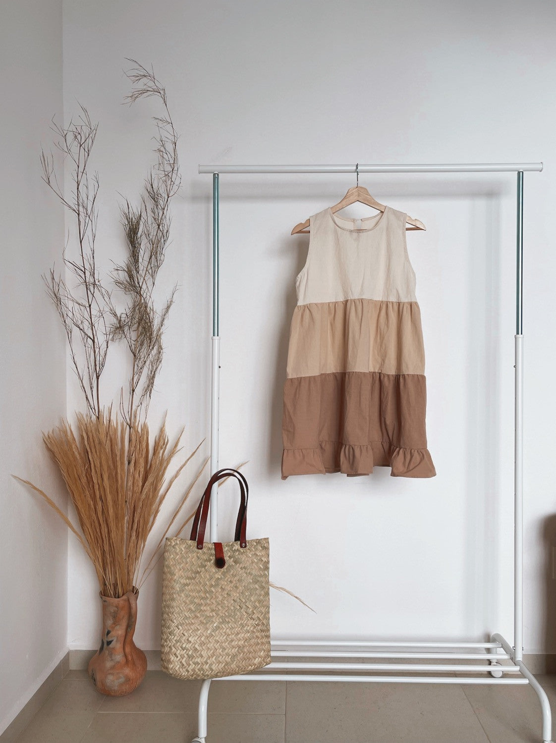 Vestido Beige Noble