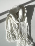 Bufanda Artesanal Color Blanco