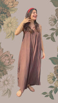 Vestido de Manta Color Café