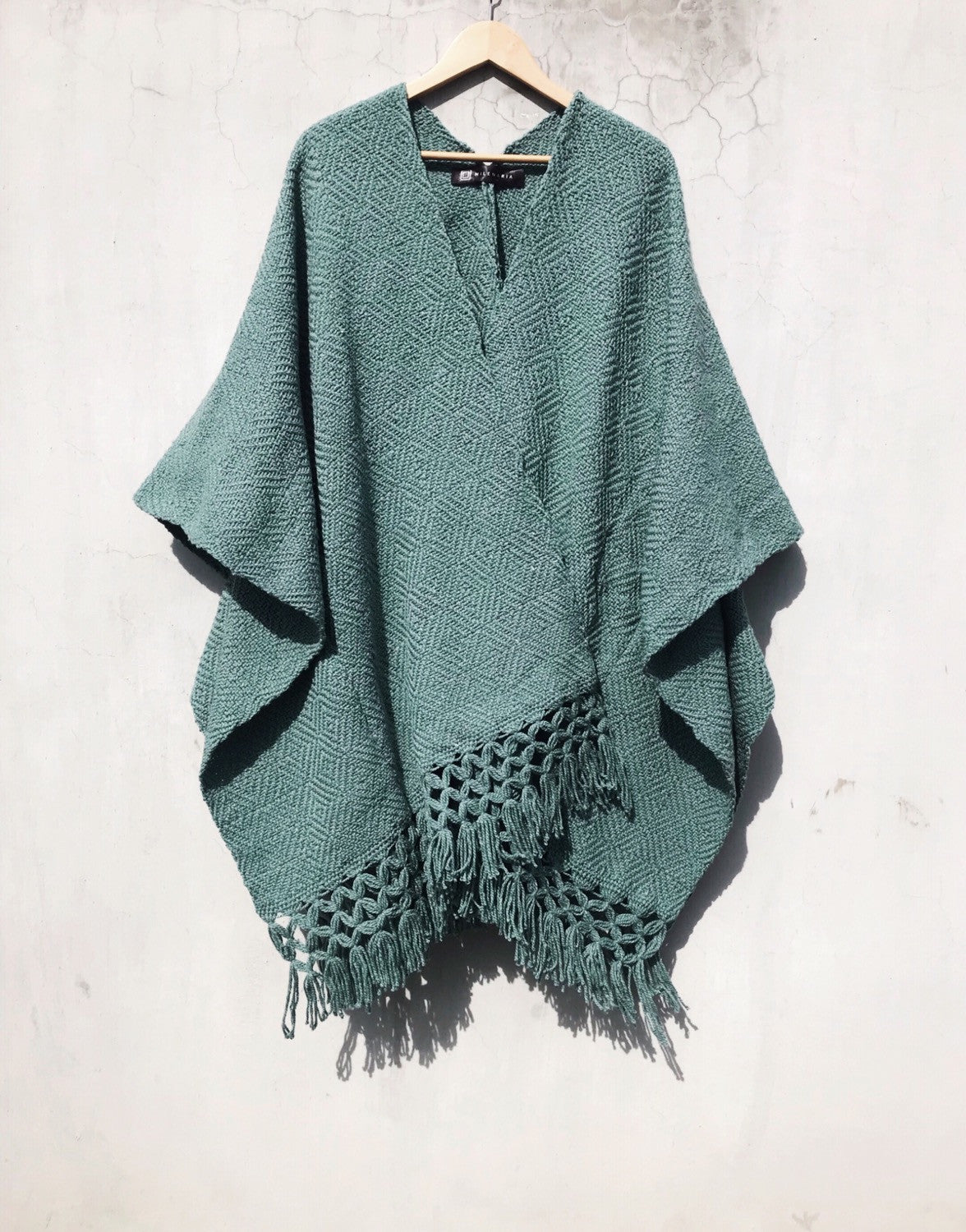 Poncho Turquesa