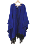 Ruana Azul Rey