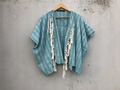 Blusa Folk Turquesa