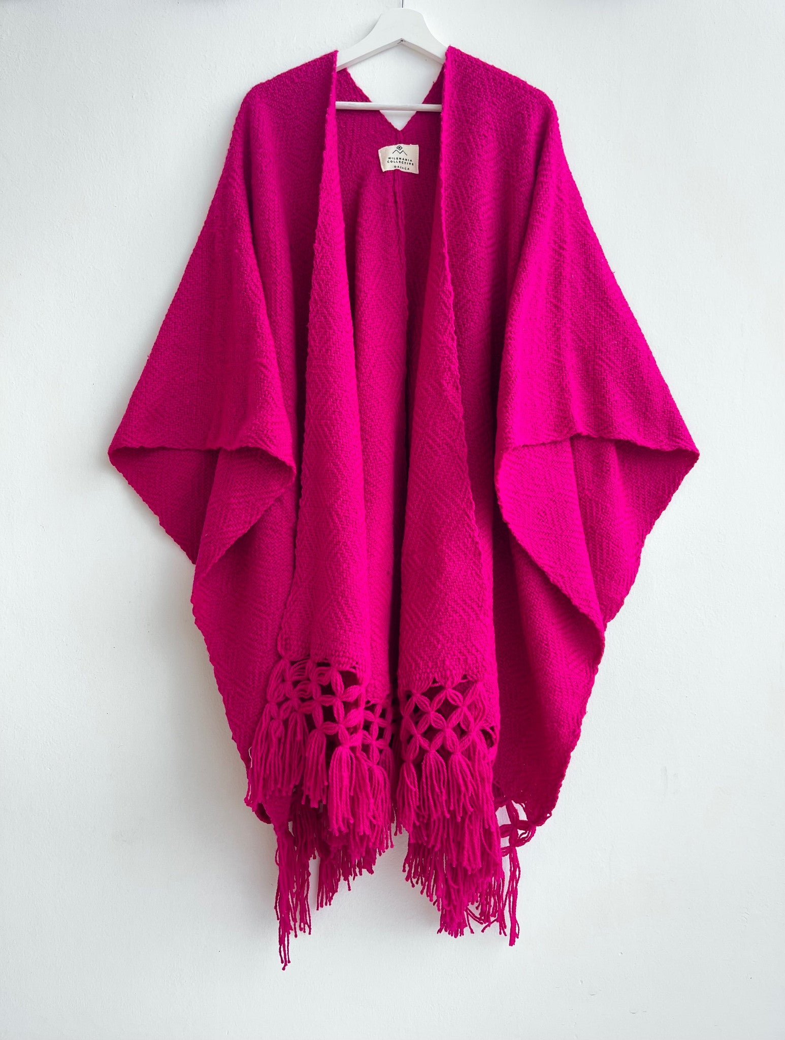 Poncho Rosa Mexicano - imagen 2