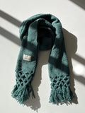 Bufanda Artesanal Verde Menta