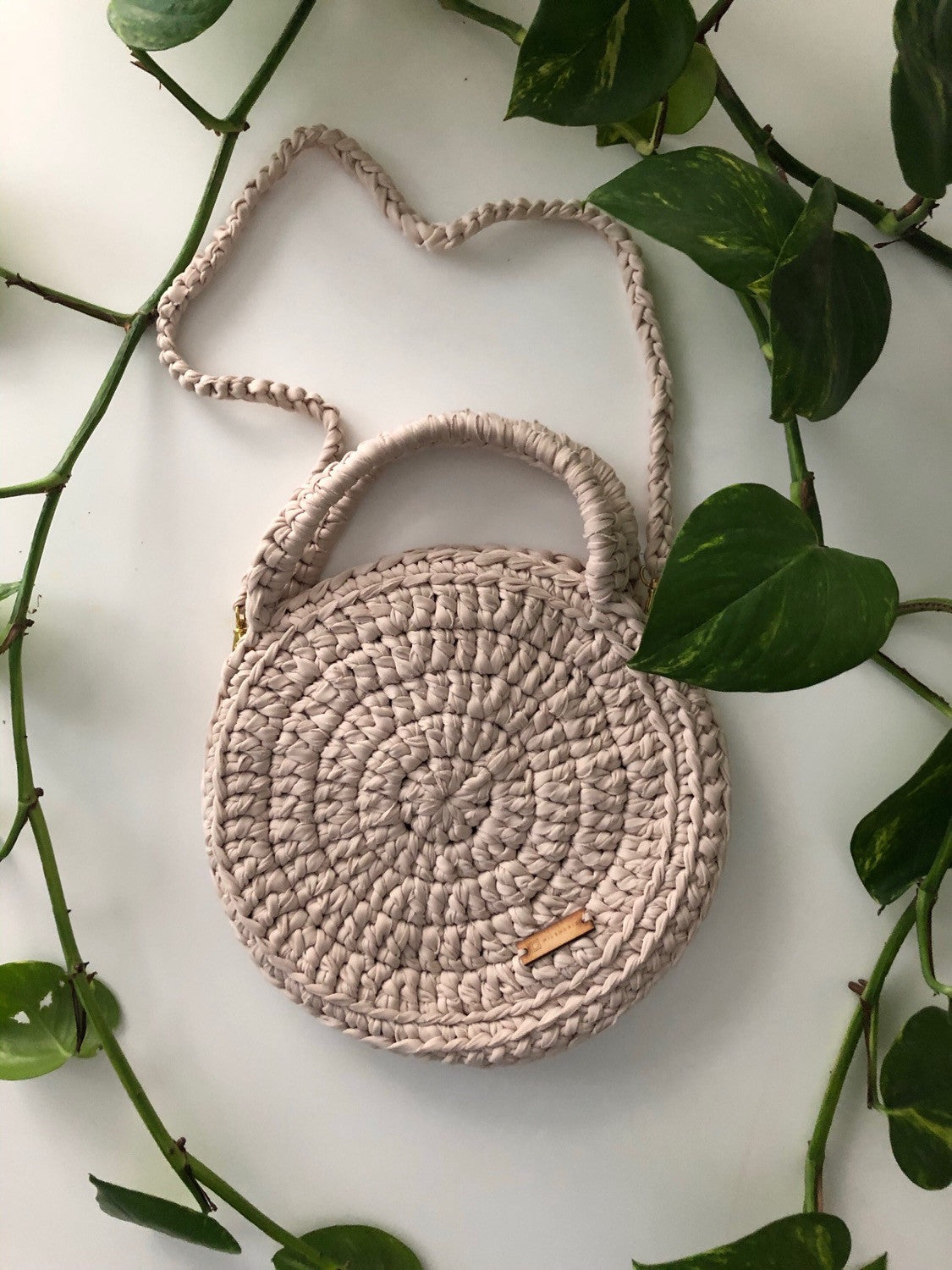 Bolsa Redonda Color Nude / Bolsa Bohemias