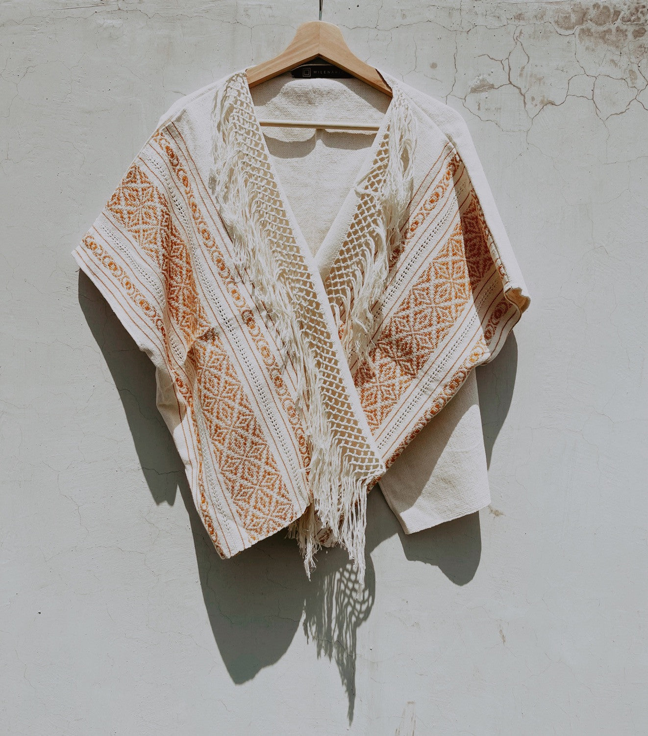 Blusa Folk Mostaza