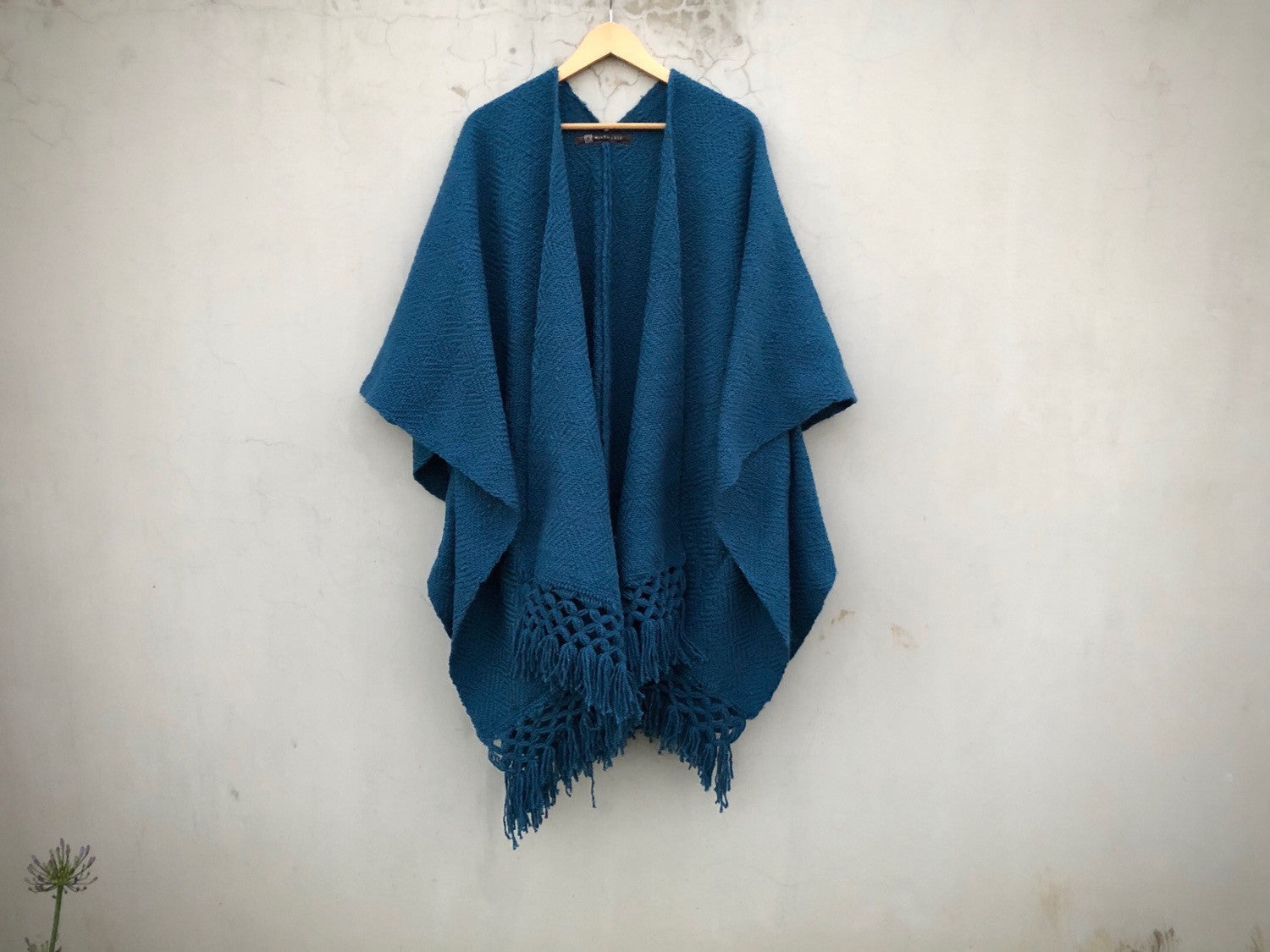 Poncho Azul Ágata